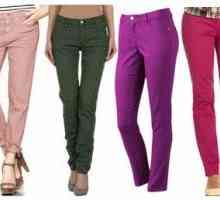 Безредијата на бои: мода боја панталони