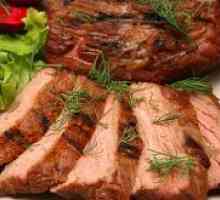 Печени шунка говедско месо дома
