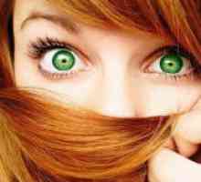 Боја на косата за зелени очи