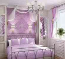 Спална соба дизајн во стилот на Прованса