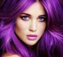 Виолетова за боја на косата