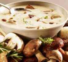 Печурки супа направени од сушени печурки