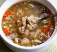 Рецепт за супа од печурки со бисер јачмен