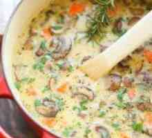 Печурки супа со крем