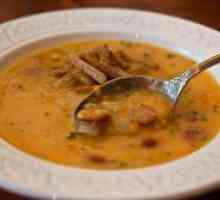 Како брзо да се готви на грашок за супа?