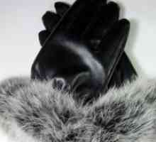 Кожени ракавици со крзно