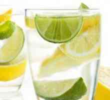 Лимон вода за губење на тежината - рецепт
