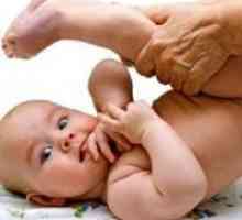 Абдоминална масажа за новороденчиња