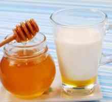 Млеко со мед кашлица