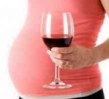 Може ли бремена црвено вино?