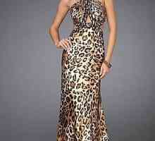 Фустан со леопард отпечатоци