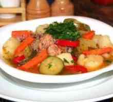 Рецепт чорба со месо и компири