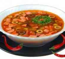 Рецепт-Kasha супа со колбаси