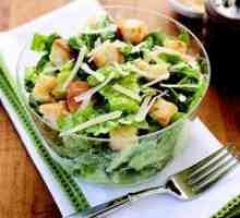Цезар салата со croutons - класичен рецепт