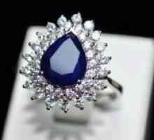 Сребрена на Sapphire прстен