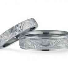 Сребрена свадба прстени