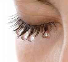 Насолзени очи - причини и третман