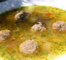 Meatball и ориз супа