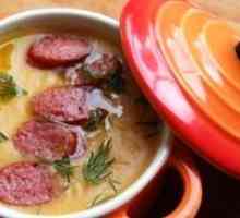 Сирење супа со колбаси