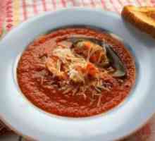 Супа од домати со морска храна