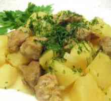 Печени компири со месо во multivarka