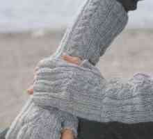 Плетени ракавици без прсти
