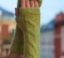 Плетени ракавици без прсти