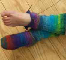 Плетење чорапи со модел