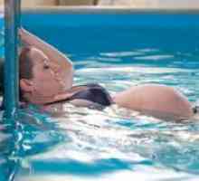 Класи во базенот за бремени жени