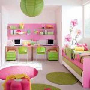 Дизајн соба на детето за девојки