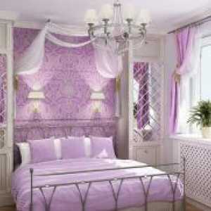 Спална соба дизајн во стилот на Прованса