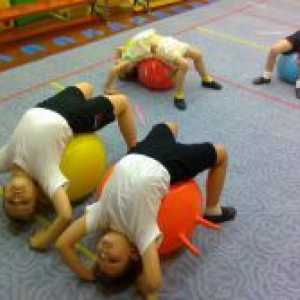 Fitball гимнастика во градинка
