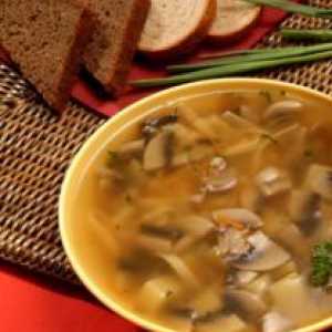Печурки супа со печурки - рецепт