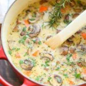 Печурки супа со крем