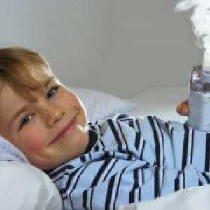 Вдишување инхалатор деца влажна кашлица