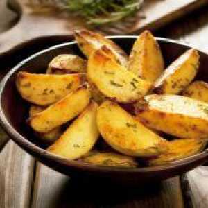 Како да СРЈ на компири во тава со кората?