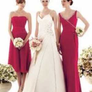 Црвениот фустан на свадба девојка