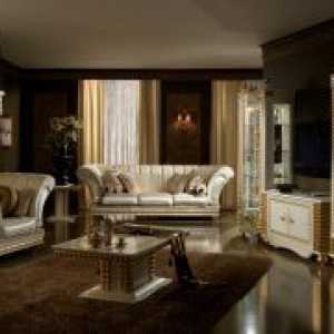 Мебел за дневна соба во класичен стил