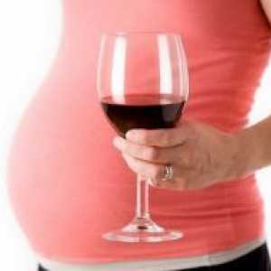 Може ли бремена црвено вино?