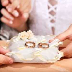 Перница за венчални прстени на