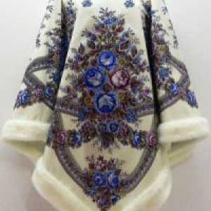 Pavloposadskiye ponchos шалови со крзно