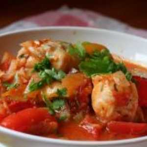 Риба во сос од домати - рецепт