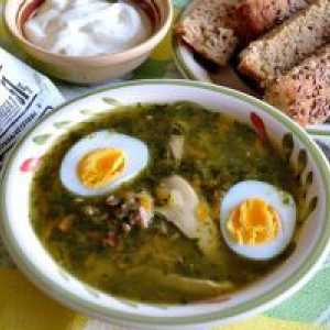 Киселица супа со јајце - рецепт