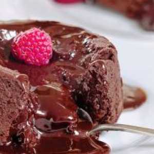 Чоколадо колачи со течни пополнување