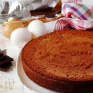 Чоколадо сунѓер торта - рецепт