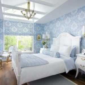 Спална соба во сини тонови