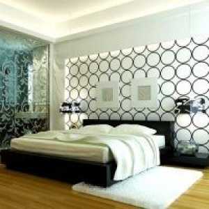 Спална соба во стилот на хај-тек