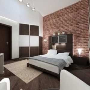 Спална соба мансарда стил
