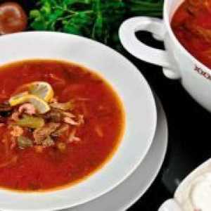 Solyanka супа - рецепт