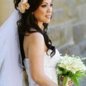 Фризури за свадба Булчински Veil